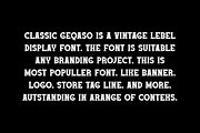 Classic Geqaso - Retro Slab Font, a Slab Serif Font by QR Design Studio (Thumbnail 4 of 6)