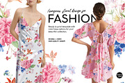 Floral pattern design, spring senses, a Pattern Graphic by VOVU Studio (Thumbnail 3 of 10)