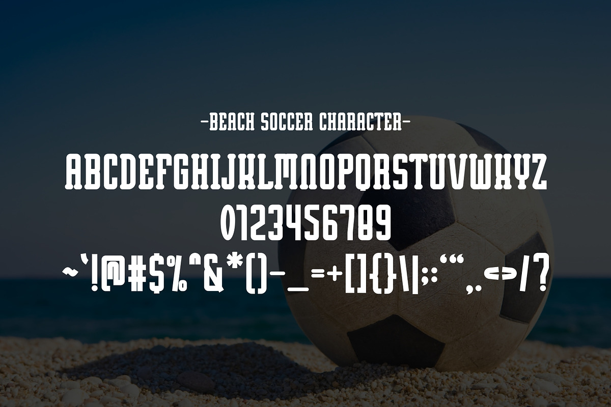 Beach Soccer - Playful Slab Serif, a Slab Serif Font by Pian45 Studio (Photo 11 of 11)