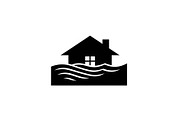50 Flooded Home Silhouette Bundle, an Illustration by Designs_River (Thumbnail 27 of 51)