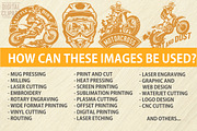 Motocross SVG - 25 Cut Bundle SVG, a Sport Illustration by Digital-Clipart (Thumbnail 3 of 5)
