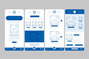 Mobile Wireframe UI kit Layout, a Wireframe Template by CreativeShaper (Thumbnail 2 of 3)