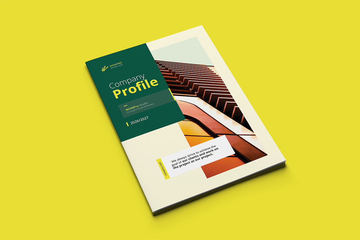 Company Profile, a Brochure Template by WOWPro (Photo 2 of 10)
