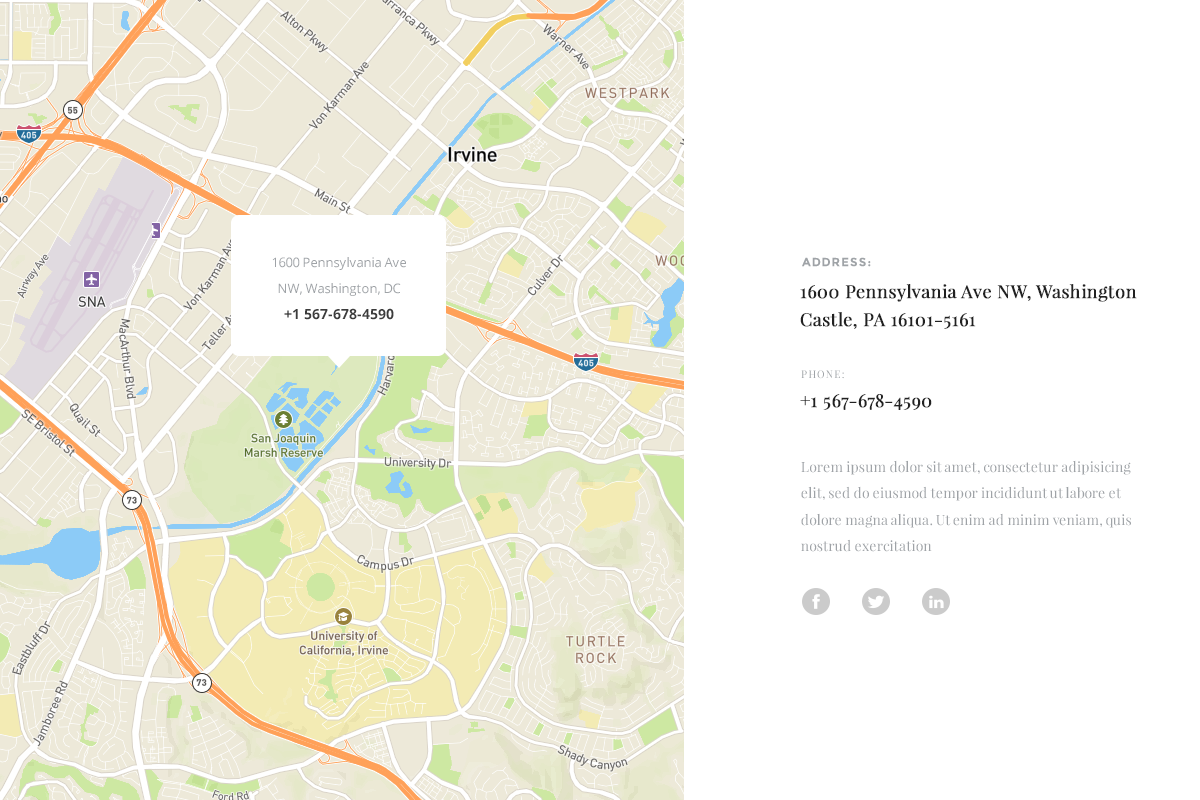 Ramro Web UI Kit - Contact us, an UI Kit Template by Danfe Designs (Photo 5 of 11)