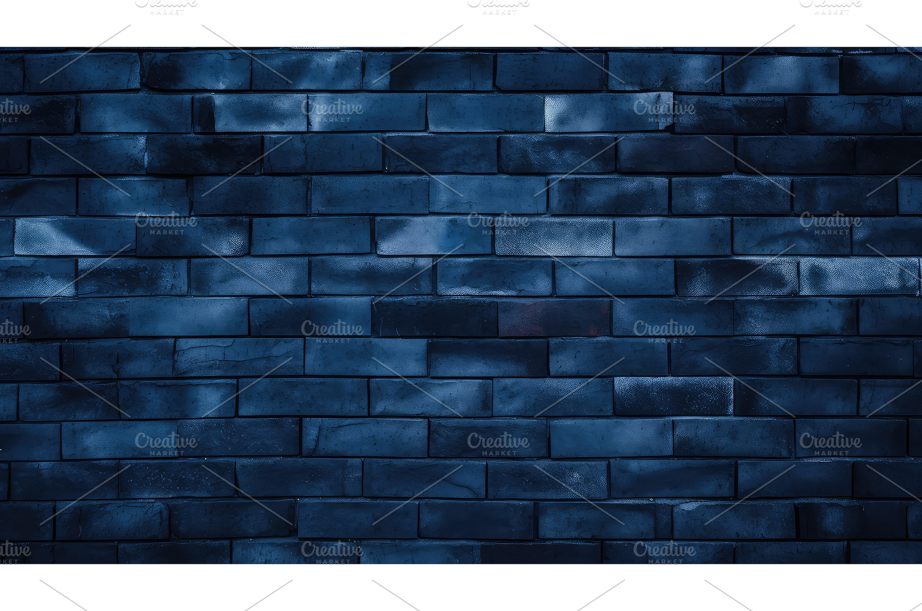 color navy blue brick ai generated, an Architecture Photo by pikepicture