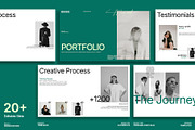 Minimal Portfolio Template, a Presentation Template by Templeste (Thumbnail 1 of 5)