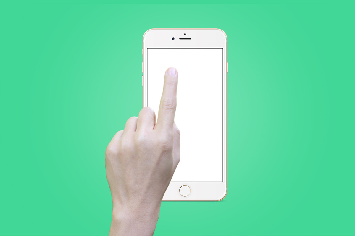 6 Hand Gesture Bundle, an iPhone Mockup by Craig Barber (Photo 6 of 7)