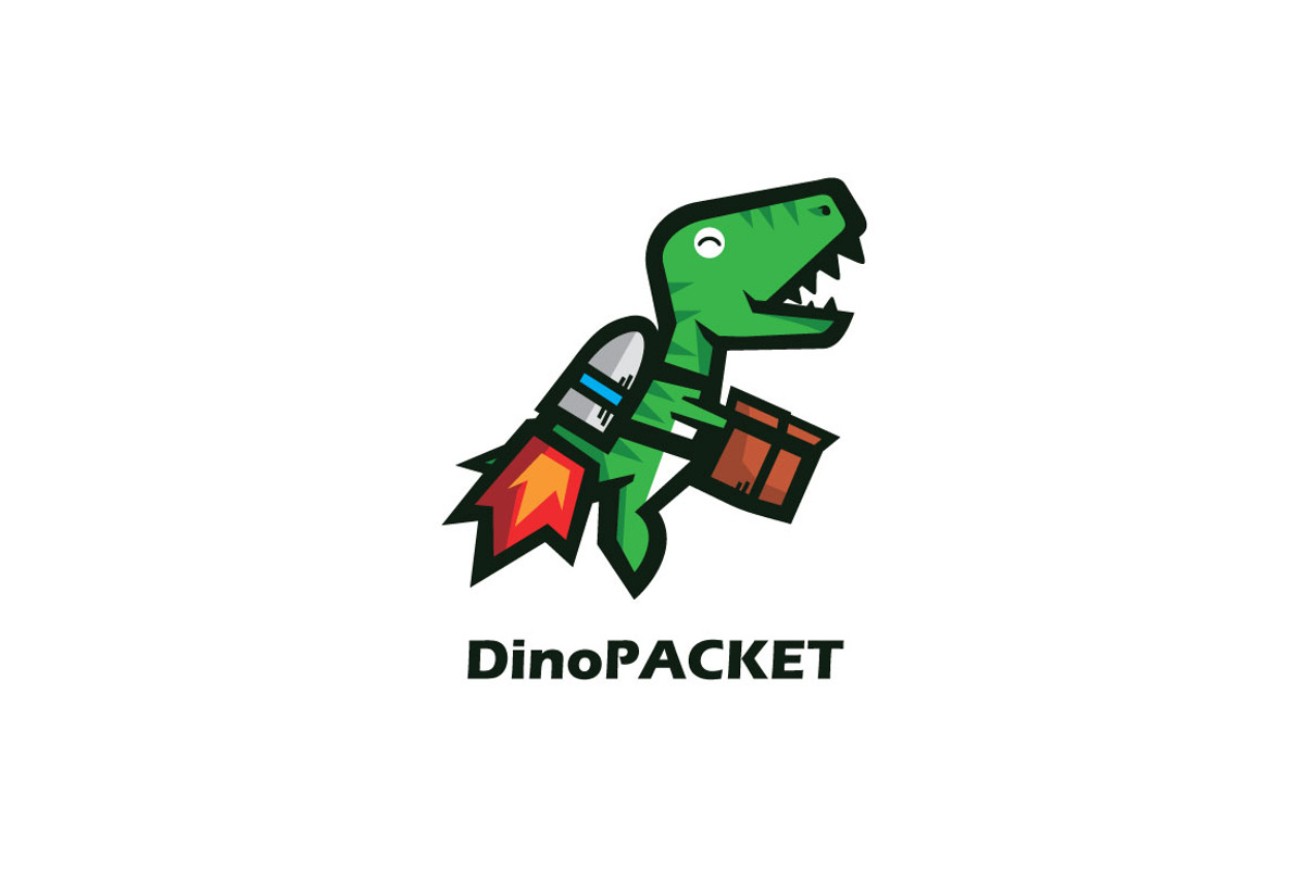 DinoPacket Logo, a Branding & Logo Template by hellothere (Photo 2 of 4)