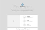 Konvert Landing Page Builder, a Wireframe Template by Web Donut (Thumbnail 6 of 12)