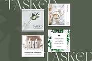CANVA | Tasked Social Media Pack, a Social Media Template by 9inchideas (Thumbnail 4 of 8)