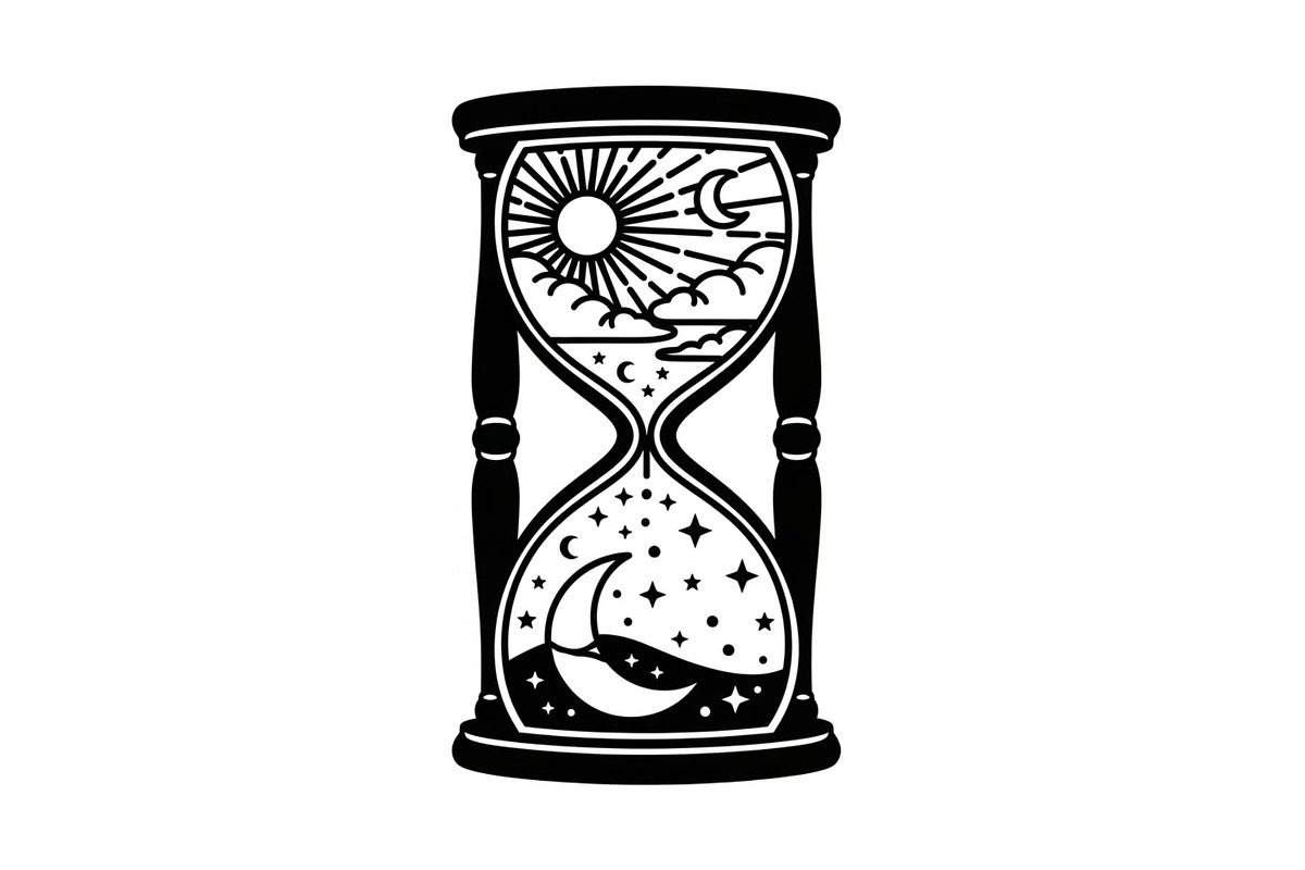 Celestial Sun Moon Hourglass Bundle, an Illustration by Gaye Art (Photo 25 of 31)