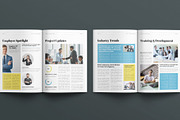 Company Newsletter Template, a Brochure Template by E-Type (Thumbnail 3 of 7)