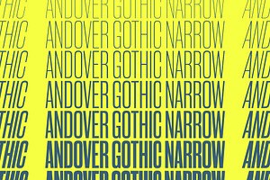 Andover Gothic Condensed — A Grotesk