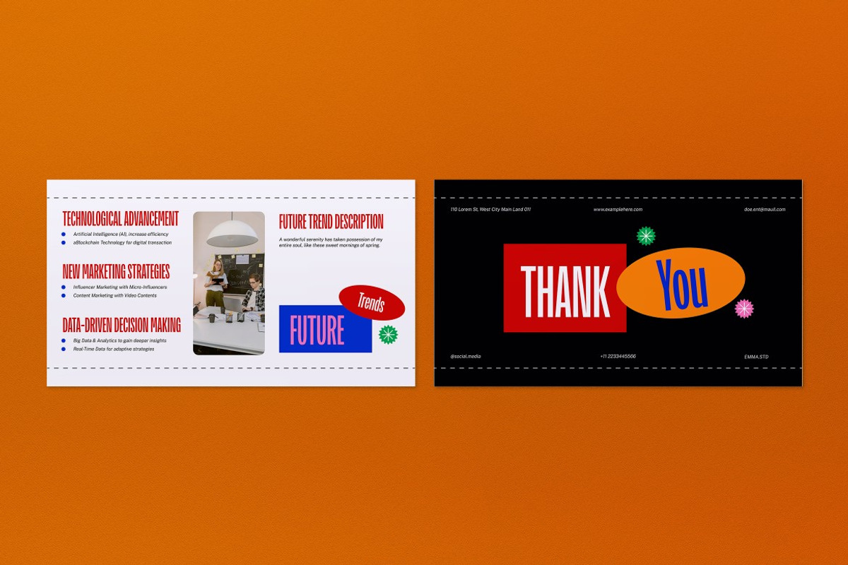 Red Business Management PPT, a Presentation Template by graphicook (Photo 4 of 4)