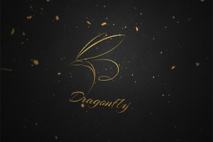 Dragonfly. Logo Template