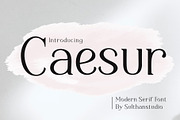 Caesur, a Serif Font by Sulthan Studio (Thumbnail 1 of 7)
