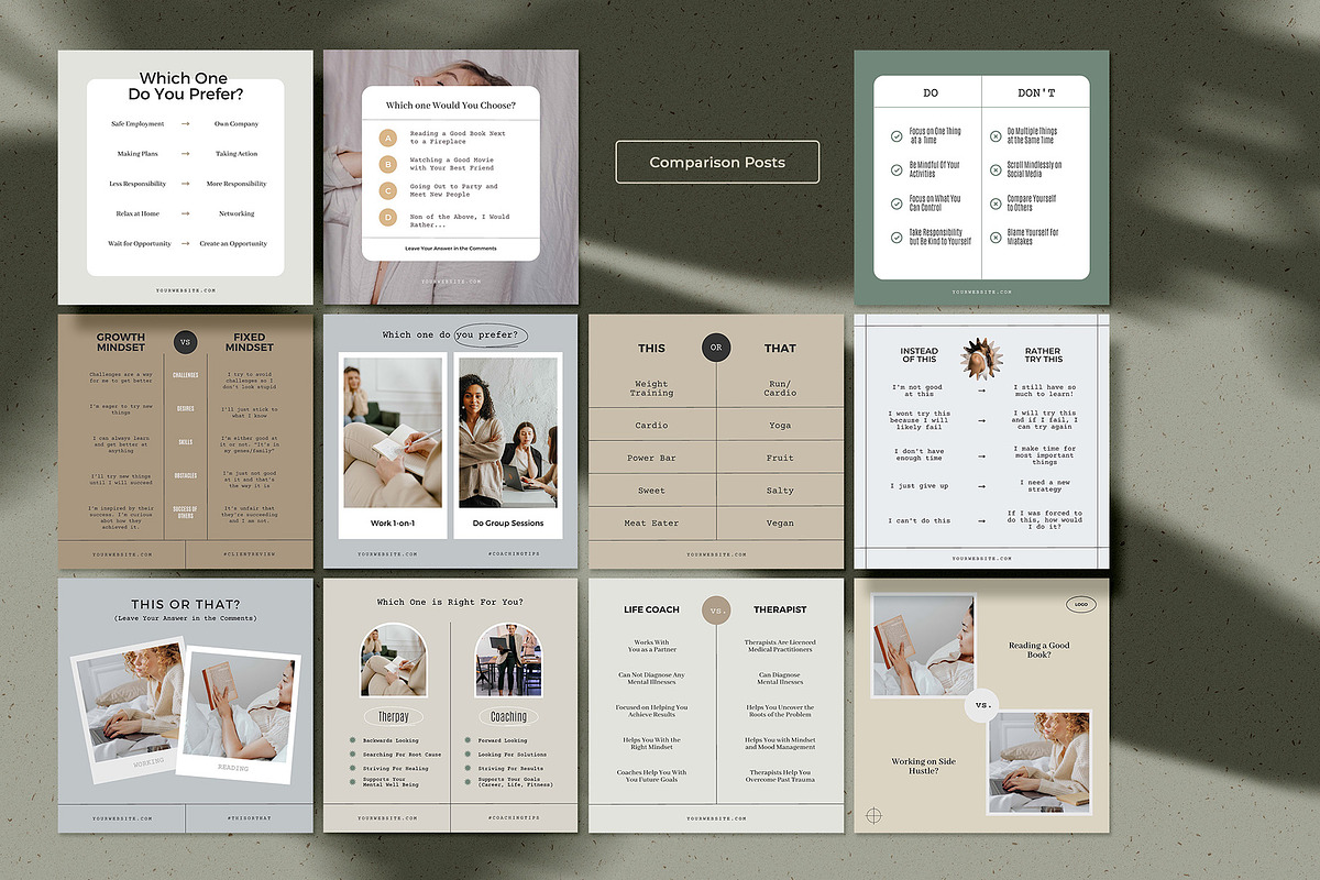 Elegant Coaching Social Media Kit, a Social Media Template by AndrewPixel (Photo 16 of 31)