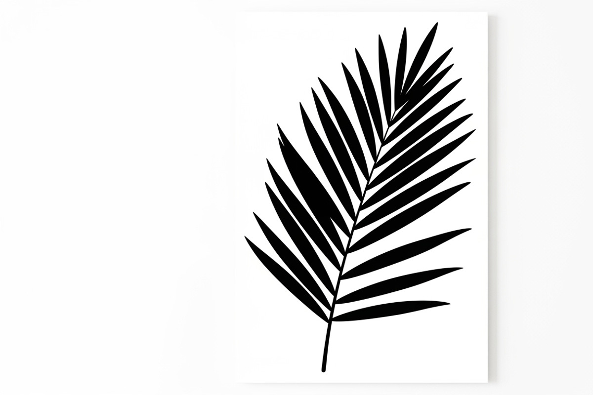 Stylish tropical palm wall decor, an Illustration by Amazin_art (Photo 29 of 33)