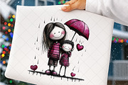 Quirky Valentine Old Couple Clipart, an Illustration by SinaCreation (Thumbnail 4 of 7)