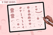 Pets Character Procreate Brushes, a Brush Add-On by Brushed Rose (Thumbnail 4 of 4)