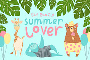 Summer lover - big bundle, an Animal Illustration by Artnis (Thumbnail 1 of 10)