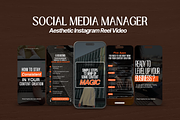 Black & Orange - Instagram Reel, a Social Media Template by My Template Studio (Thumbnail 1 of 13)