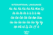 Birdmello - Bold Script Typeface, a Script Font by Zafara Studios (Thumbnail 5 of 7)