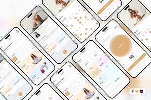 Yoga & Workout Mobile App UI Kit