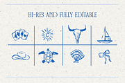 Coastal Cowgirl Western Beach Sketch, an Illustration by Eldorado Design Co. (Thumbnail 5 of 6)