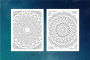 500 UNIQUE MANDALA COLORING PAGES, a Decorative Illustration by ElimesherStudio (Thumbnail 9 of 11)