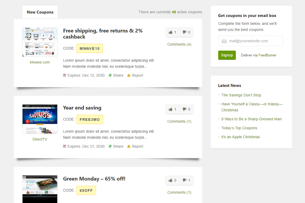 Deals WordPress Theme, a WordPress Template by Theme Junkie (Photo 2 of 4)