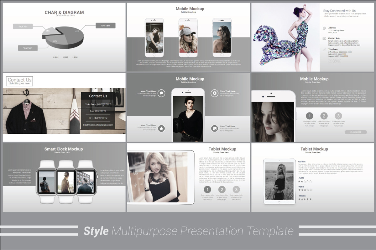 Style Multipurpose Keynote Template, a Presentation Template by Presentation Official (Photo 9 of 11)