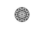 Round Diamond Logo, a Branding & Logo Template by Buqancreative (Thumbnail 1 of 4)