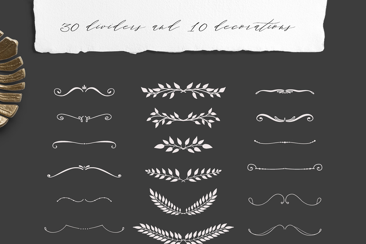 Magic Leaves and Line Patterns, an Object Graphic by Luba Vega (Photo 9 of 9)