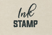 INK STAMP Distressed Text PSD Effect, a Preset Add-On by velvetmade.designs (Thumbnail 1 of 10)