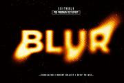 Blur editable font effect style, a Layer Style Add-On by Md Jahidul99 (Thumbnail 2 of 2)