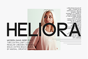 Heliora, a Sans Serif Font by Muksal Creative (Thumbnail 1 of 9)