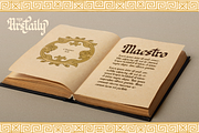 Nyx Arstaily | Blackletter Font, a Blackletter Font by Denustudios (Thumbnail 9 of 12)