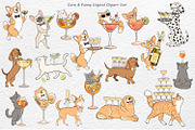 Signature Cocktails & Pets Clipart, a Food Illustration by Watercolor dreams (Thumbnail 2 of 3)