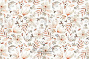 Foggy Flowers Watercolor Pattern, a Pattern Graphic by Webvilla Studio (Thumbnail 6 of 6)