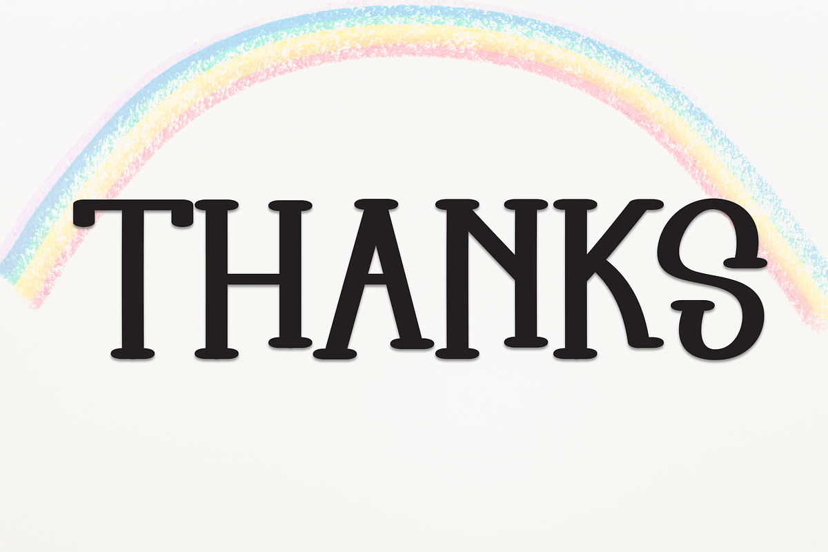 Vintage Rainbow | Script Font, a Script Font by Scratchones (Photo 8 of 8)
