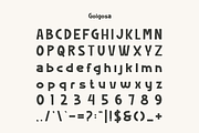 Golgosa - Comic & Kids Font, a Sans Serif Font by Iqsiart Studio (Thumbnail 6 of 7)