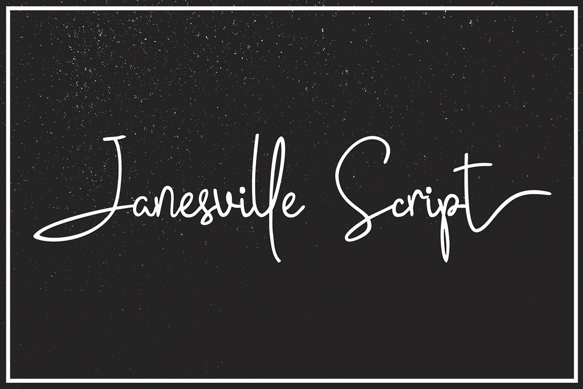 Janesville Script (50% Off)
