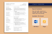 Professional Resume Template Pack, a Resume Template by VictoriousVita (Thumbnail 2 of 8)