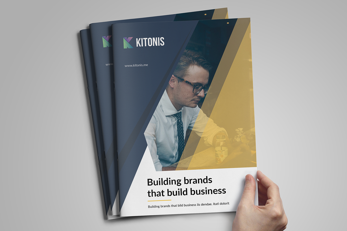 Modern Business A4 Brochure, a Brochure Template by Print design (Photo 1 of 9)
