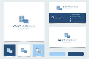 Daily Schedule Logo Design With