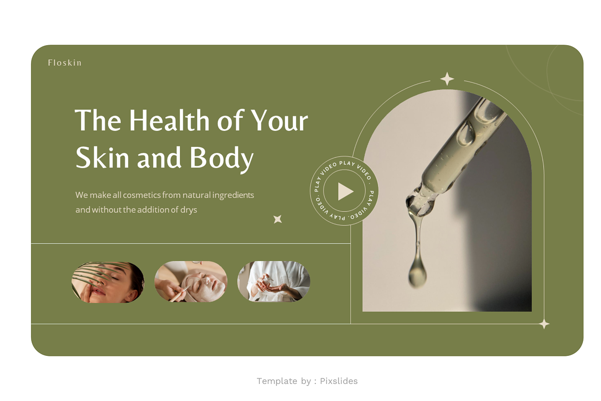 Skincare and Beauty PowerPoint, a Presentation Template by Pixslides (Photo 5 of 15)