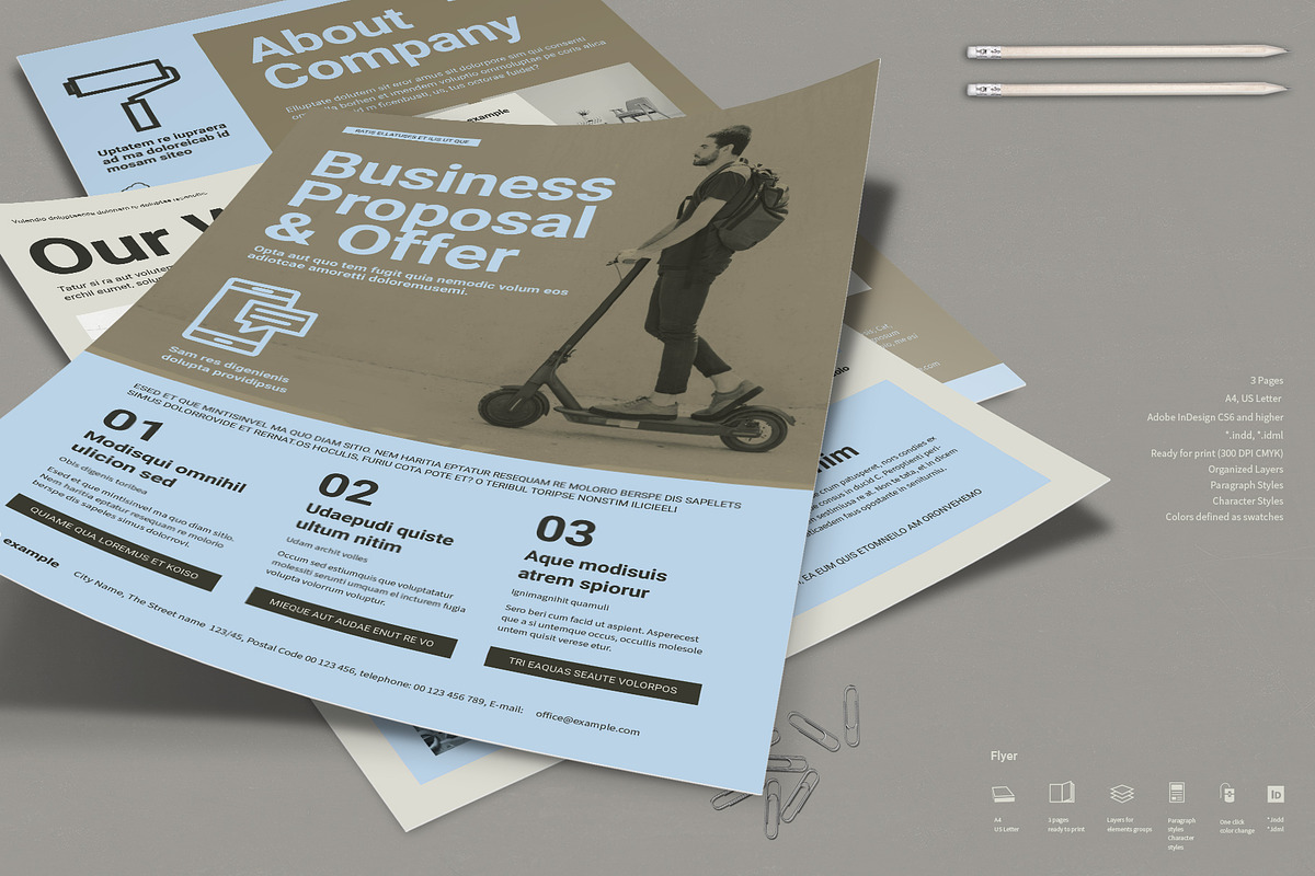 Professional Flyer Pack, a Flyer Template by TypoEdition (Photo 3 of 3)
