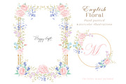 Grandmillennial floral illustrations, an Illustration by TheHappyGiftArt (Thumbnail 3 of 7)