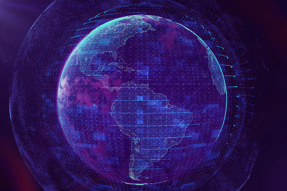20 Big Data Abstract Backgrounds, a Technology Illustration by Handmadefont (Photo 15 of 19)